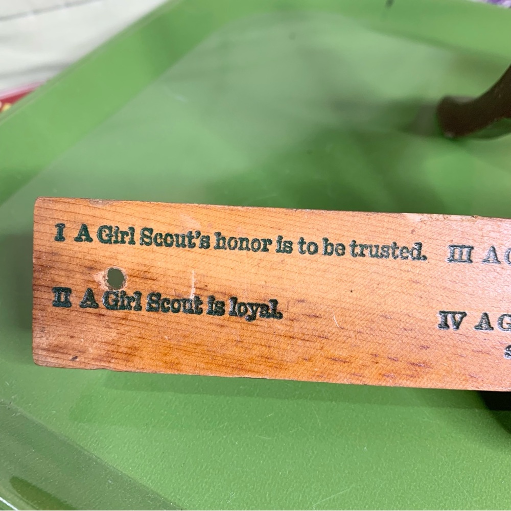 Girl Scouts Wood Ruler - Picture 3 of 6